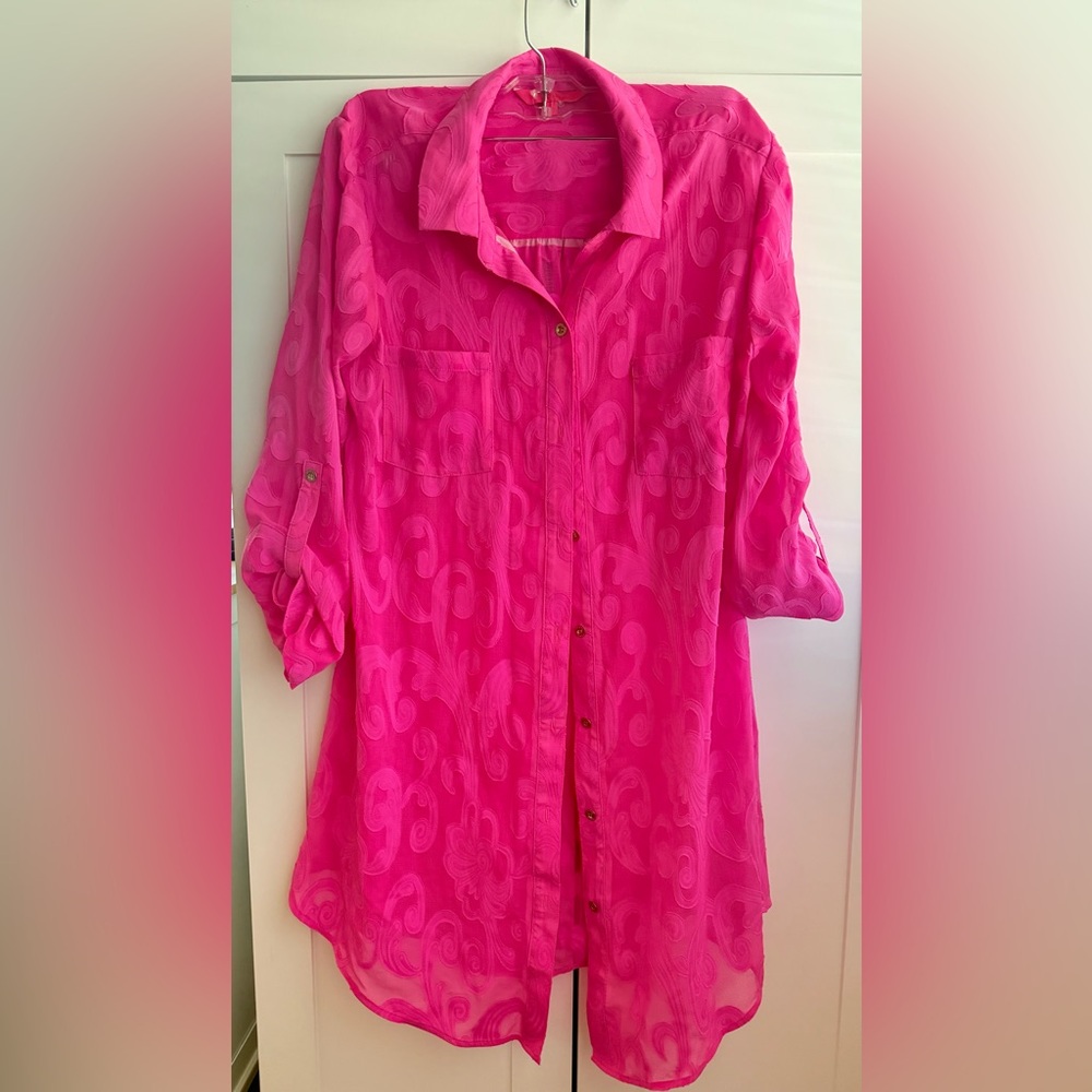 Lilly Pulitzer Pink Swim Coverup
